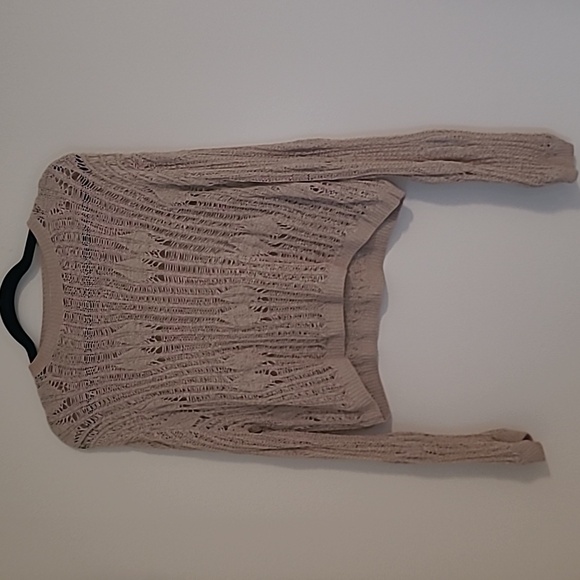 Zara Open Knit Crew Neck Sweater - Picture 4 of 8